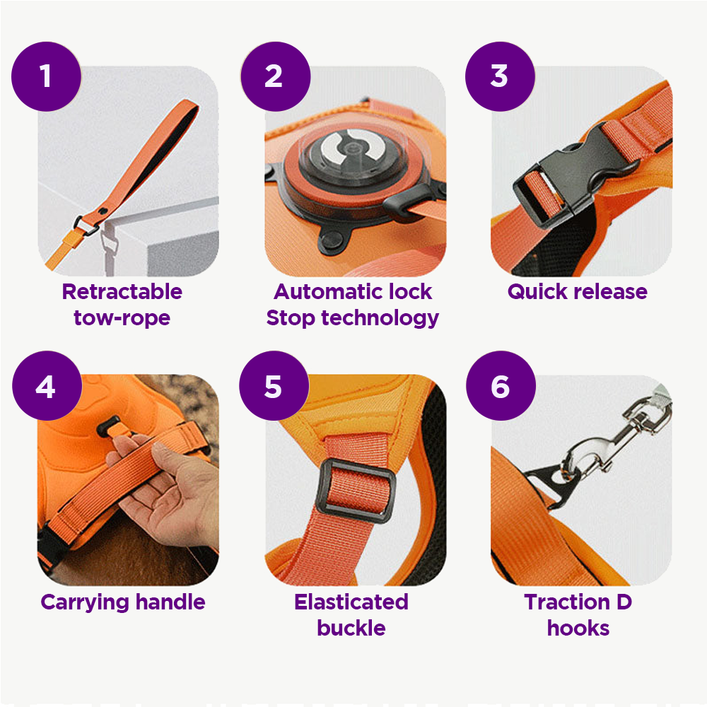 MagicPaws™ Retractable Harness
