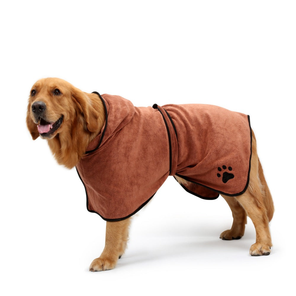 Magic Paws™ Pet Bathrobe Towel