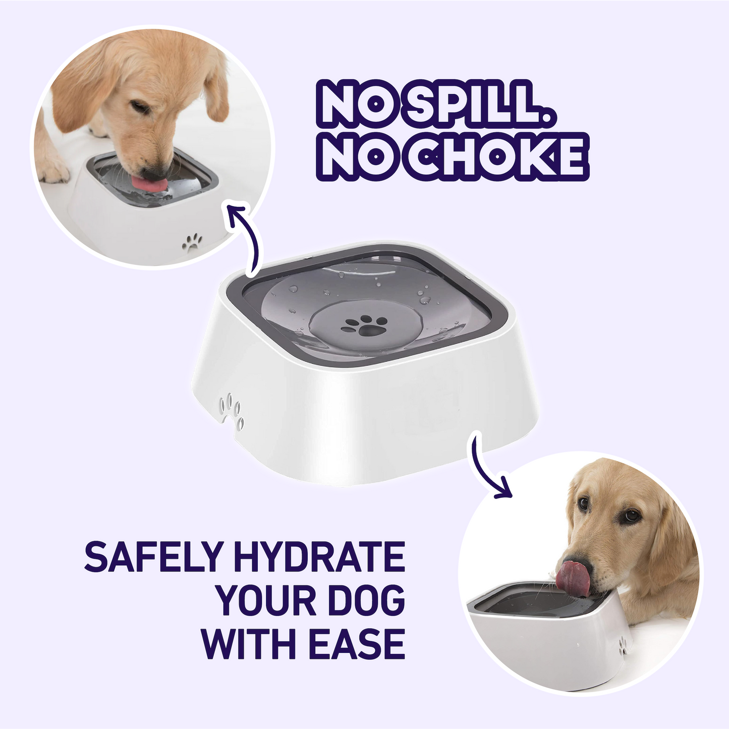 MagicPaws™ No Spill Pet Bowl