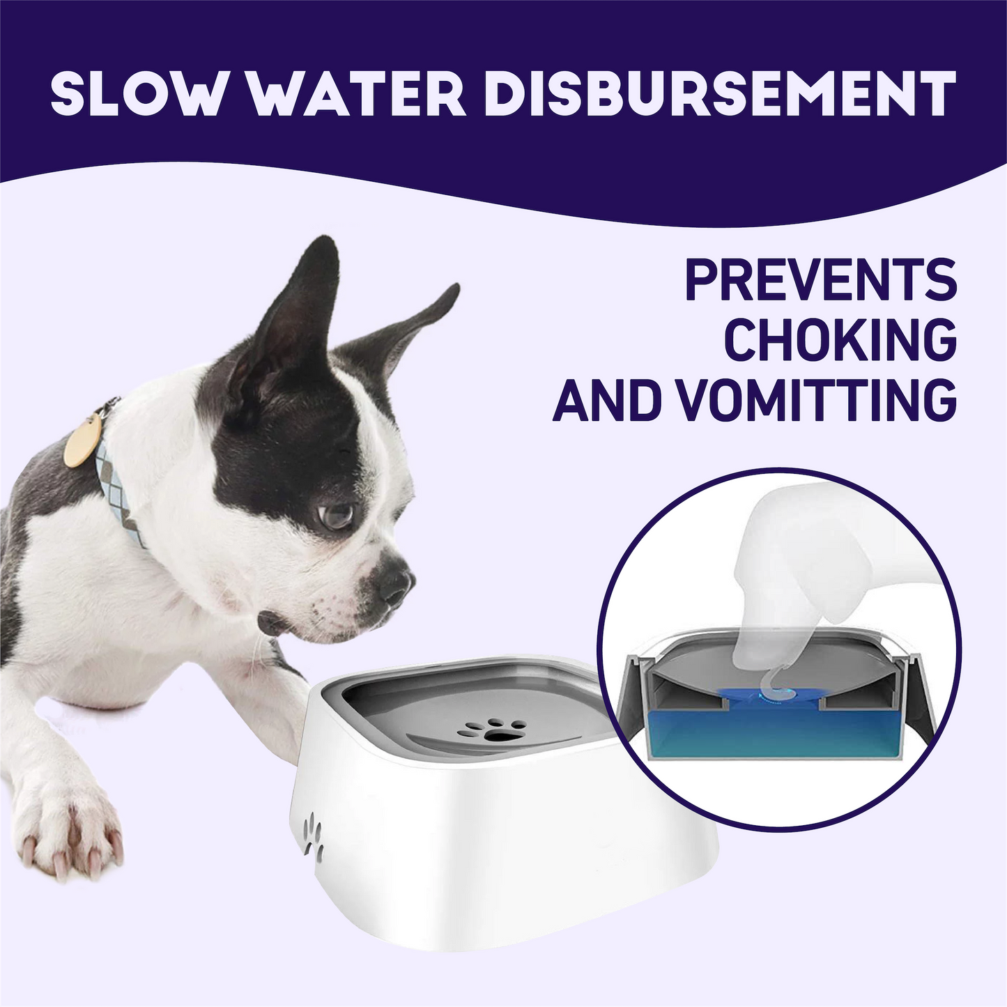 MagicPaws™ No Spill Pet Bowl