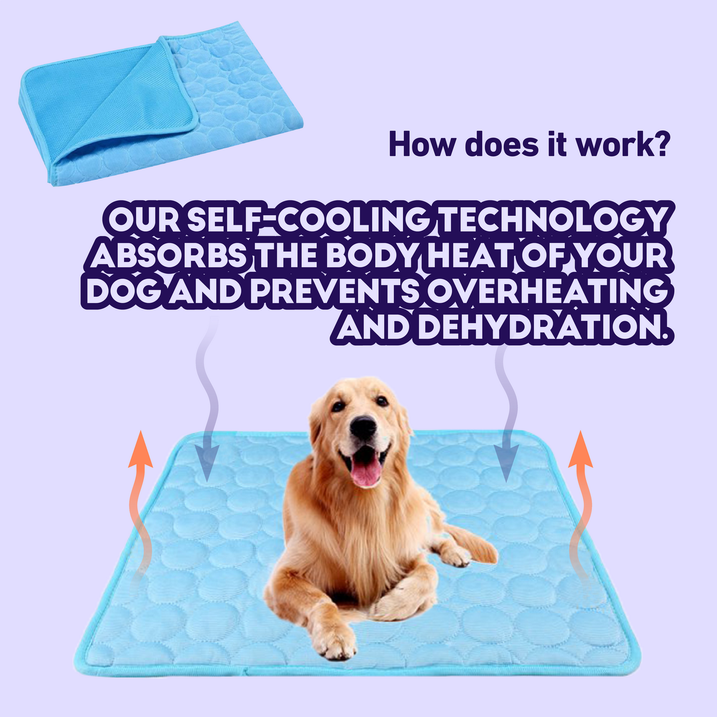 MagicPaws™ Premium Cooling Mat For Dogs