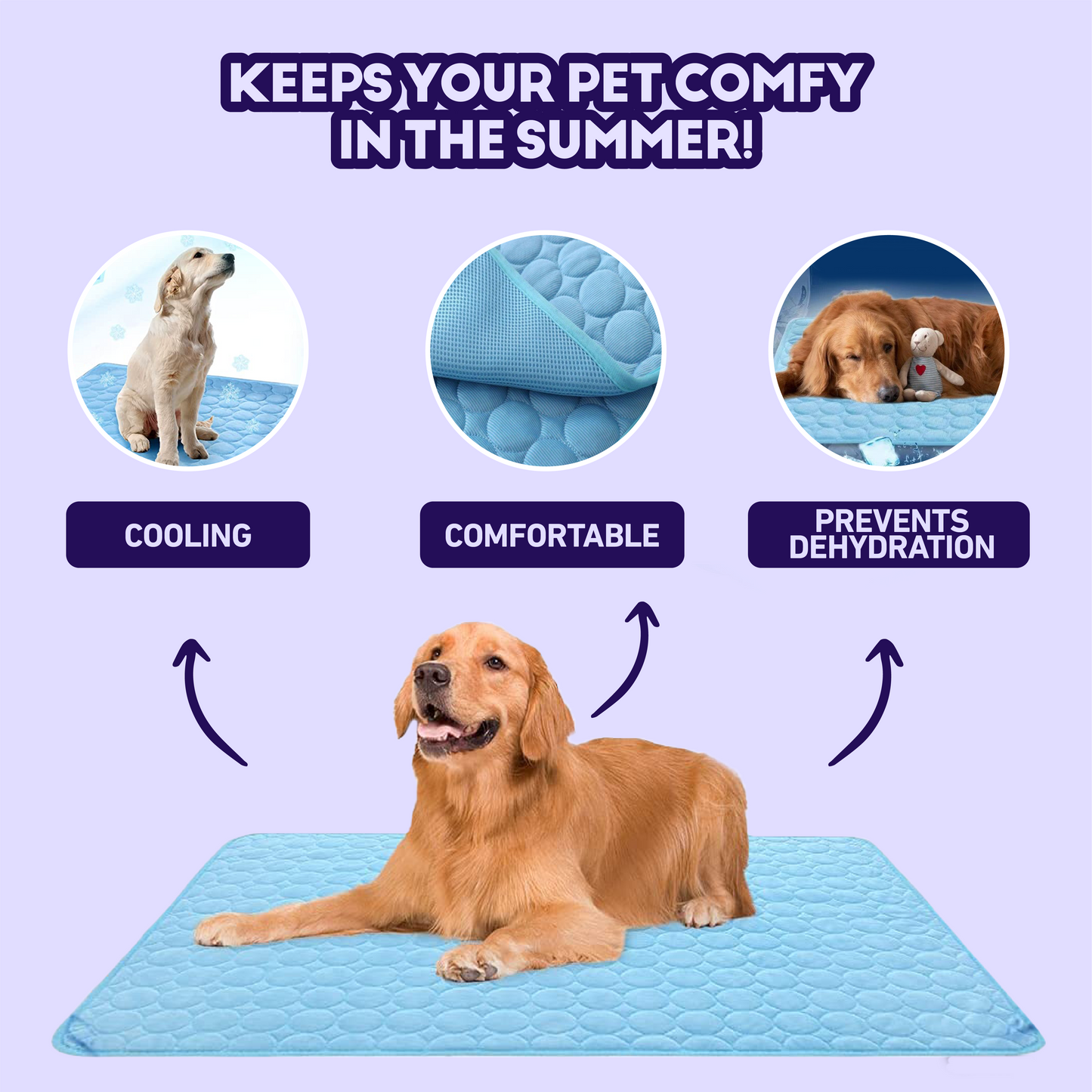MagicPaws™ Premium Cooling Mat For Dogs